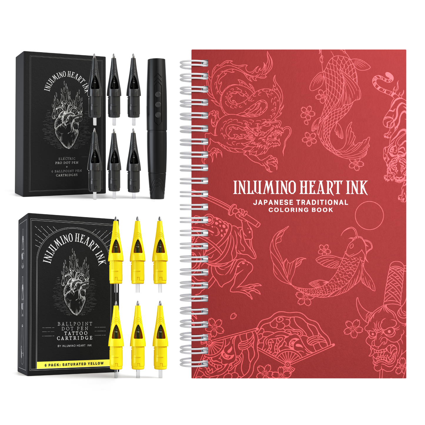 The Japanese Coloring Book Set