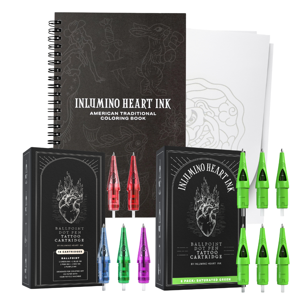 Coloring Book and Ink Set