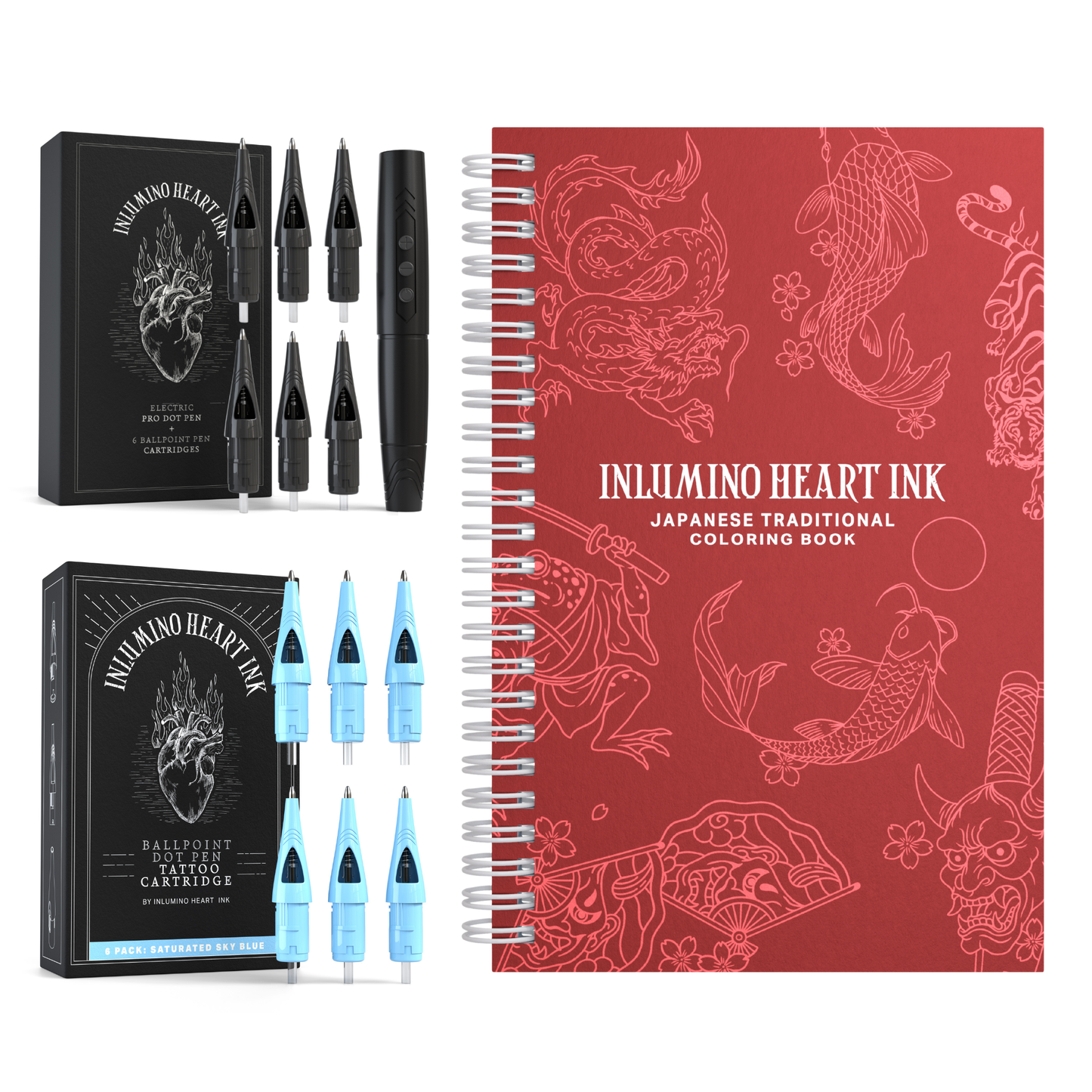 The Japanese Coloring Book Set