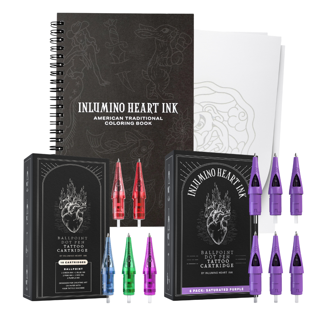 Coloring Book and Ink Set