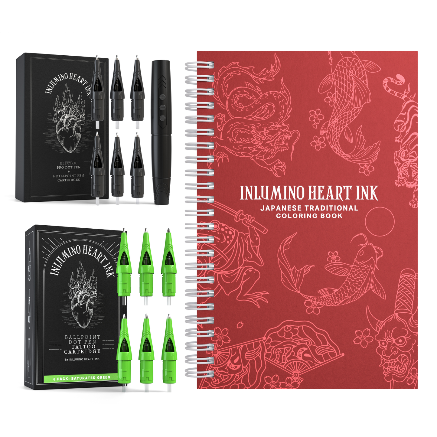 The Japanese Coloring Book Set