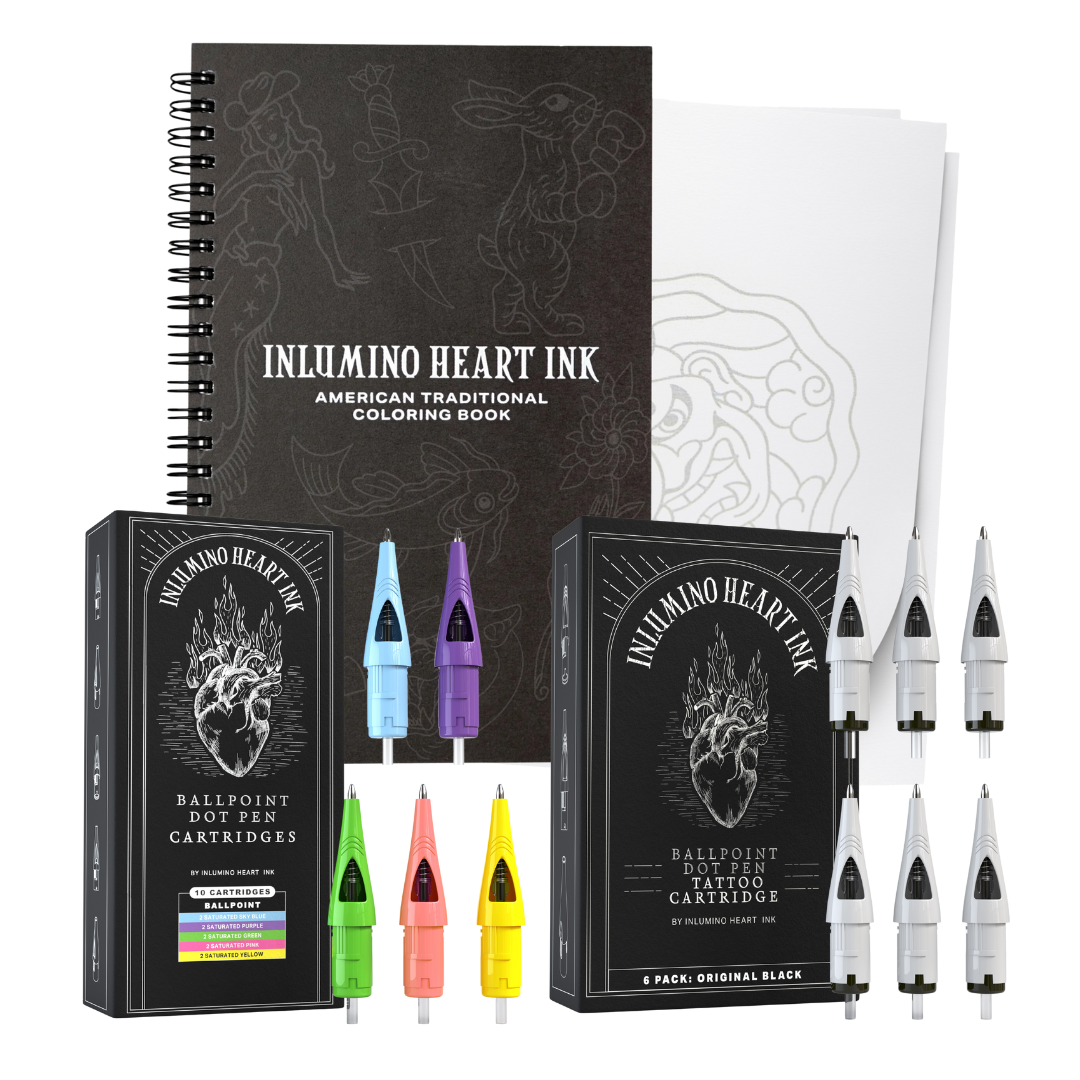 Coloring Book and Saturated Ink Set