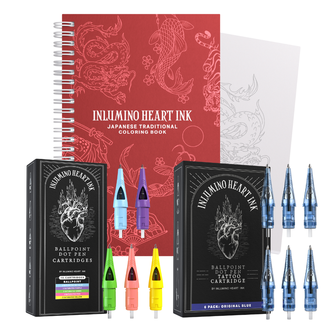 The Japanese Coloring Book and Saturated Ink Set