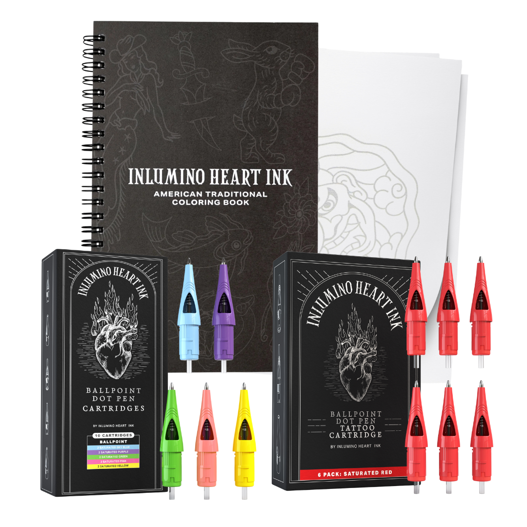 Coloring Book and Saturated Ink Set
