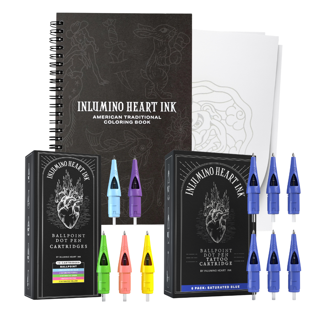 Coloring Book and Saturated Ink Set