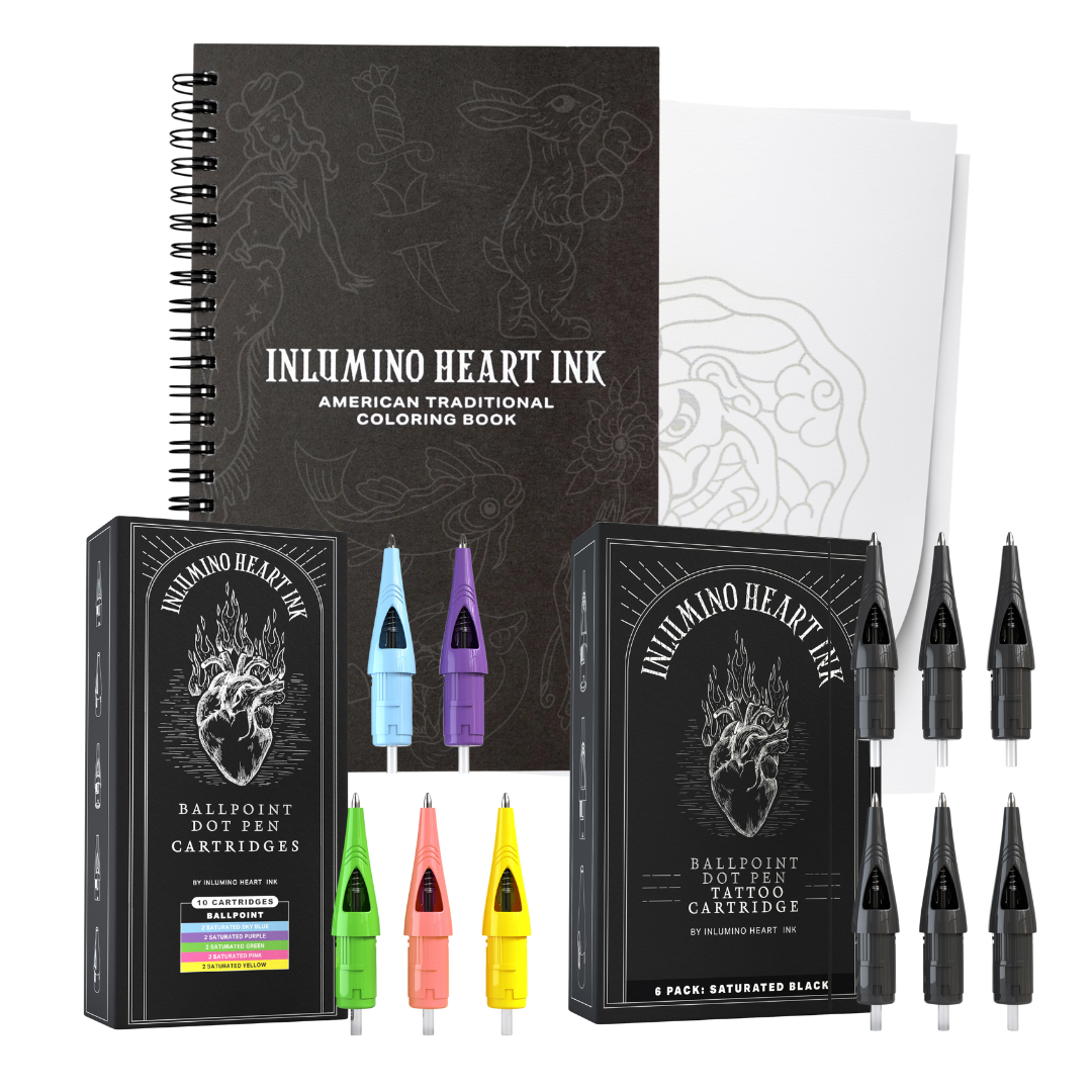 Coloring Book and Saturated Ink Set