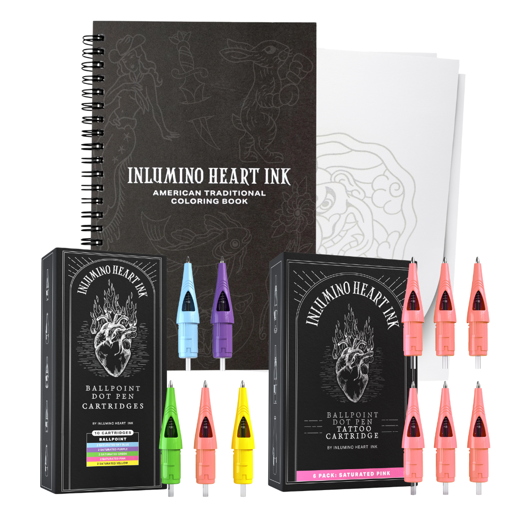 Coloring Book and Saturated Ink Set