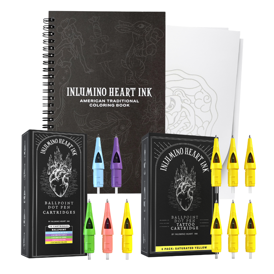 Coloring Book and Saturated Ink Set