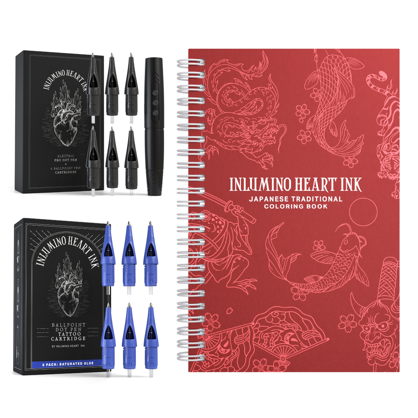 The Japanese Coloring Book Set