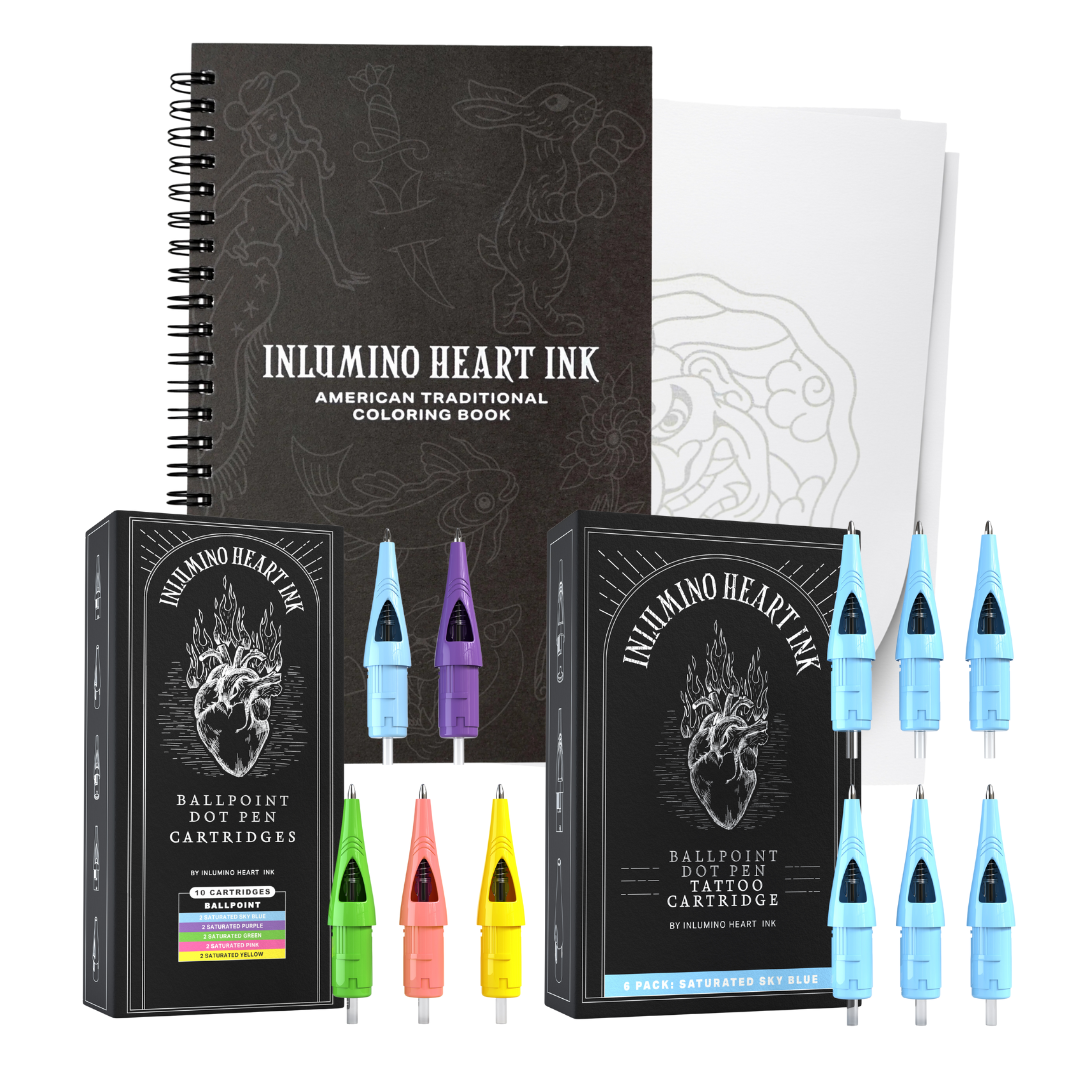 Coloring Book and Saturated Ink Set
