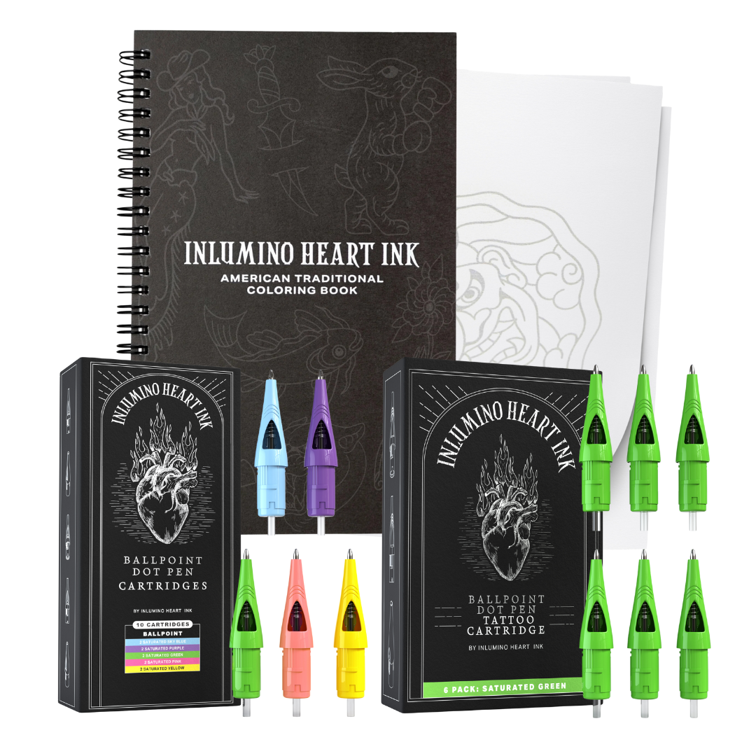 Coloring Book and Saturated Ink Set
