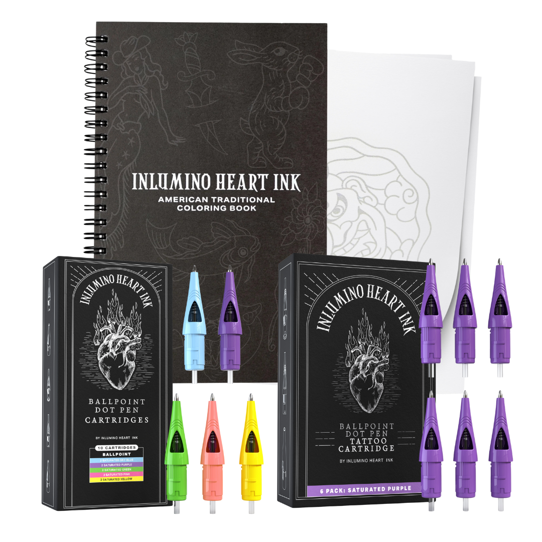 Coloring Book and Saturated Ink Set