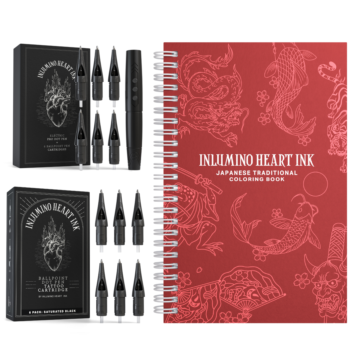 The Japanese Coloring Book Set