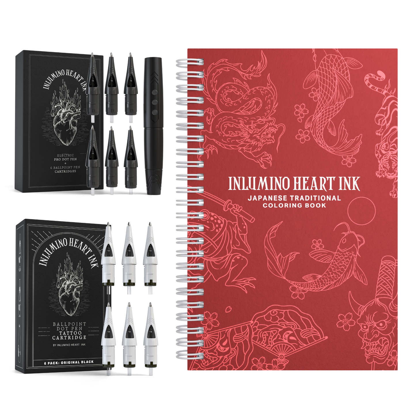 The Japanese Coloring Book Set