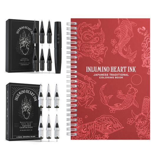 The Japanese Coloring Book Set