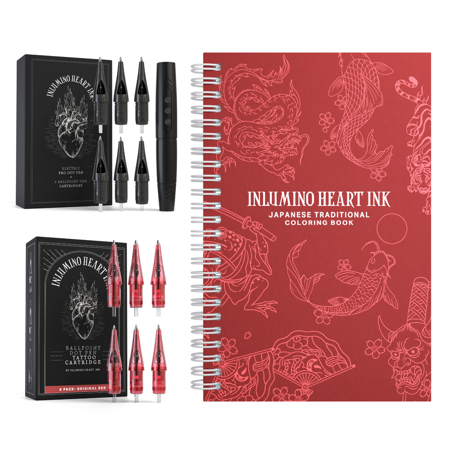 The Japanese Coloring Book Set