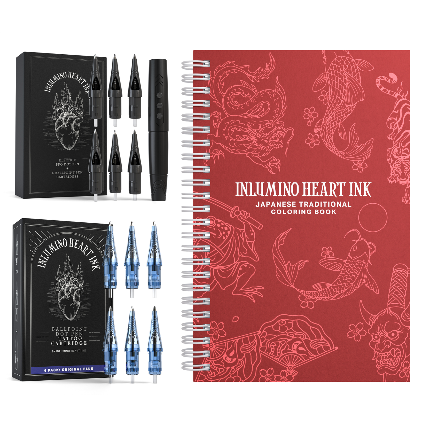 The Japanese Coloring Book Set