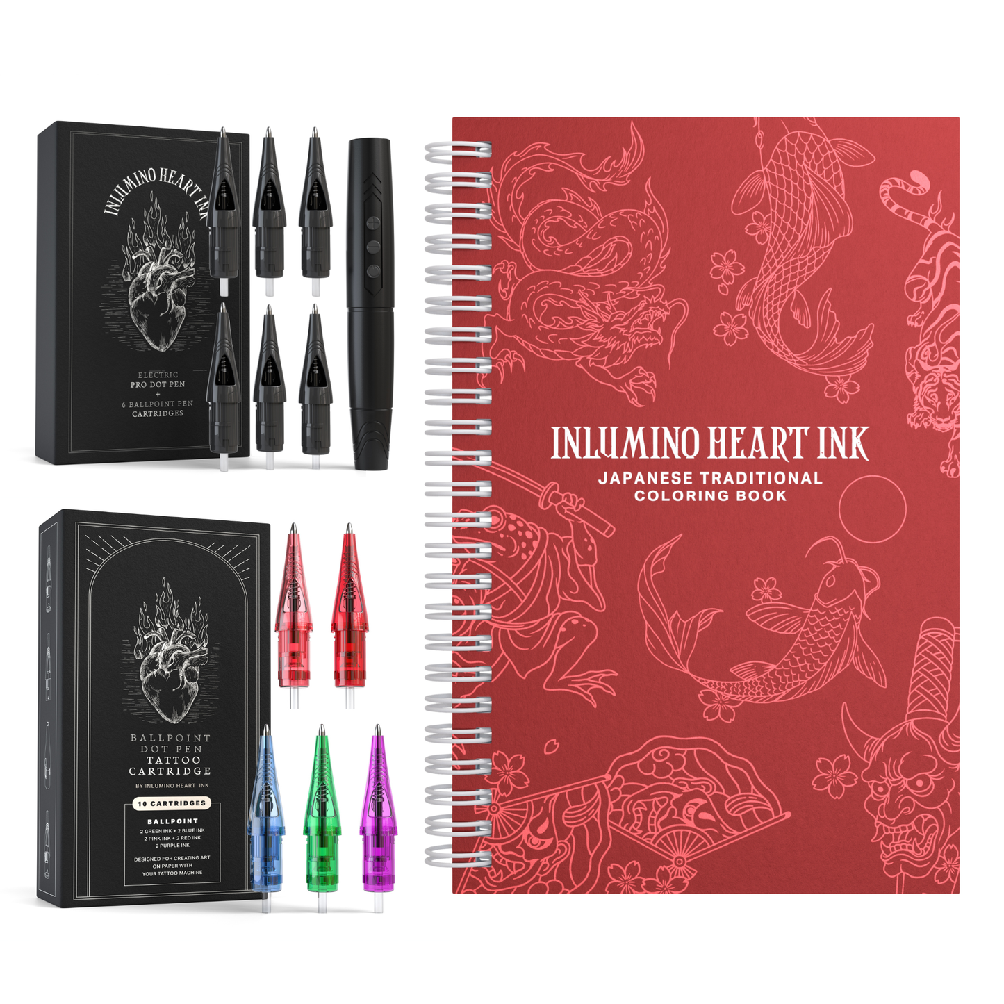 The Japanese Coloring Book Set