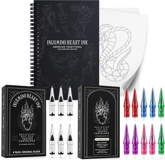Coloring Book and Ink Set
