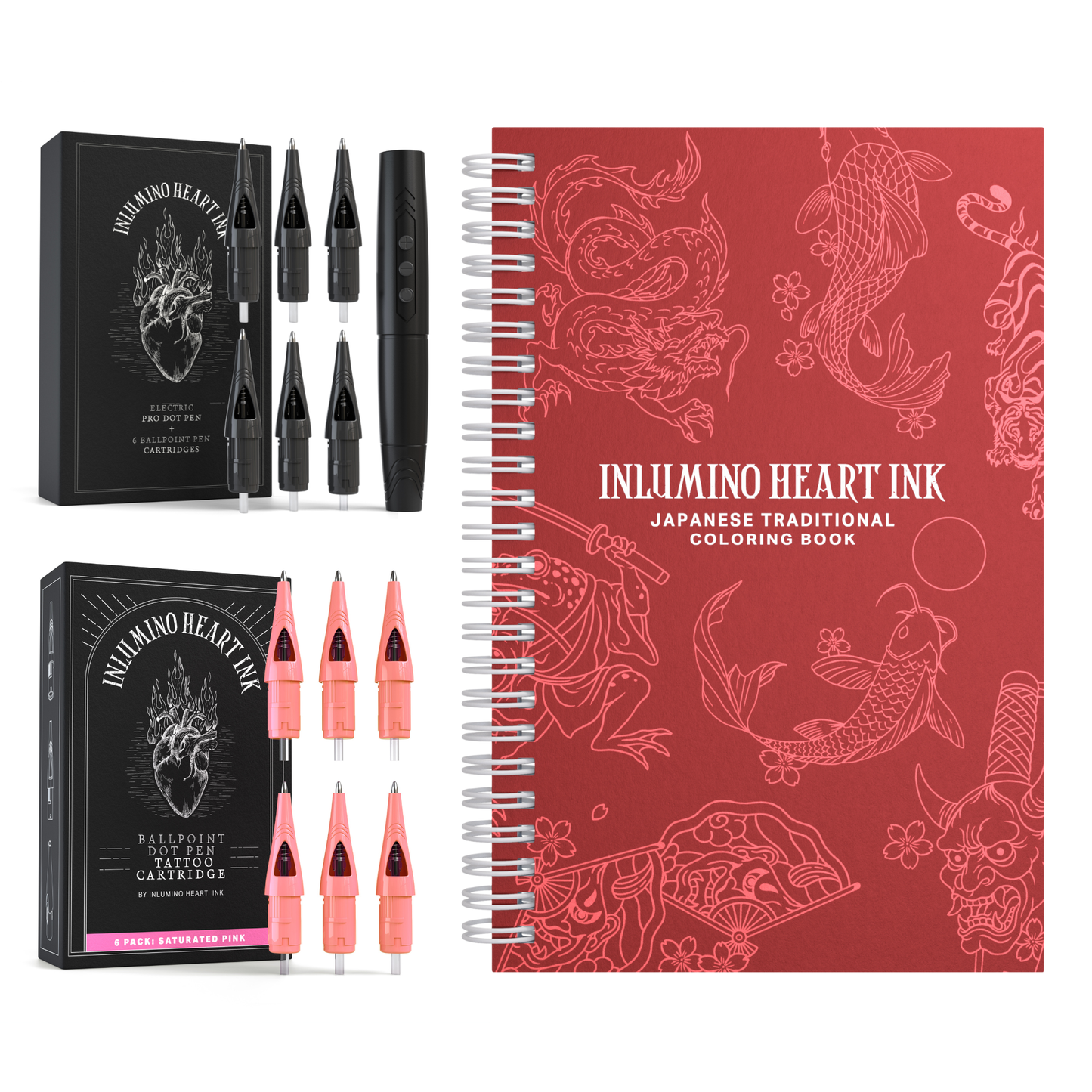 The Japanese Coloring Book Set