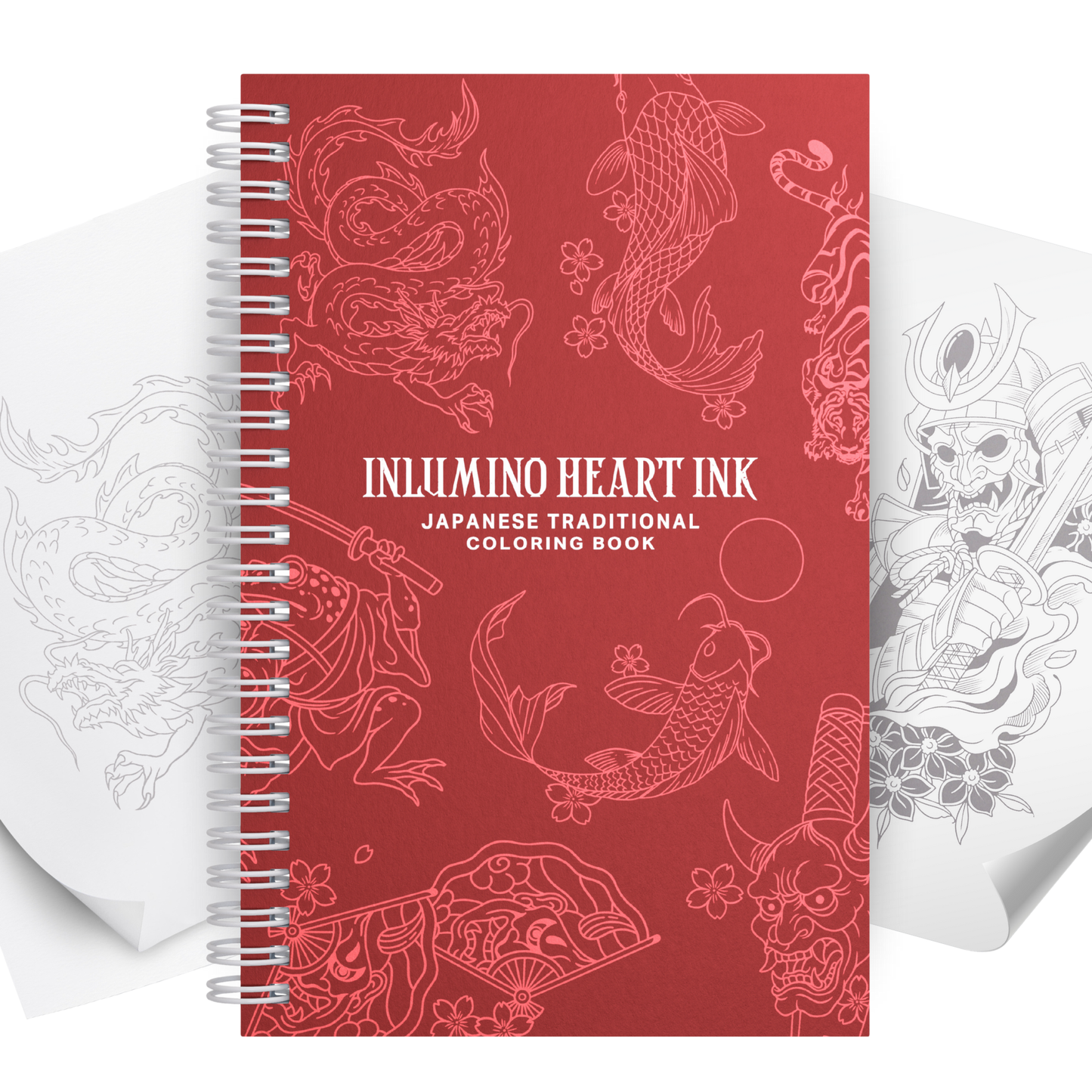 Japanese Traditional Coloring Book