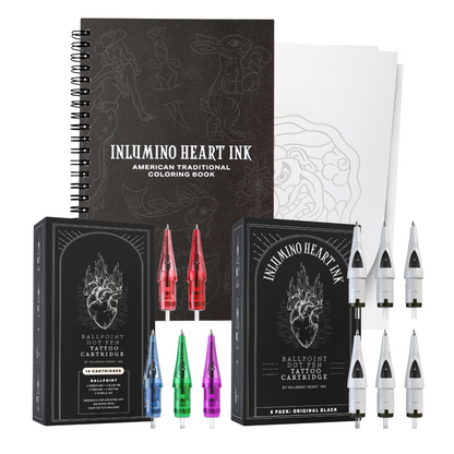 Coloring Book and Ink Set