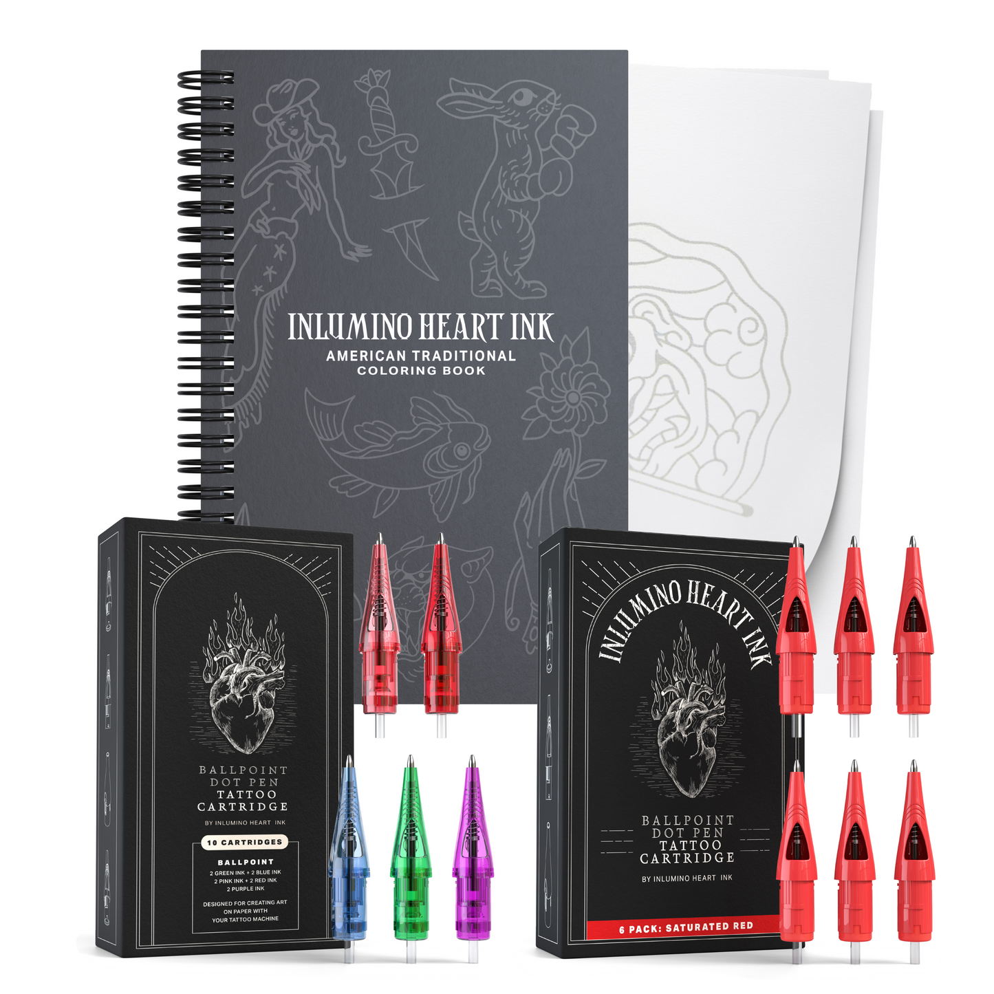 Coloring Book and Ink Set
