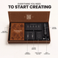 Tattoo Leather Coloring Book Kit