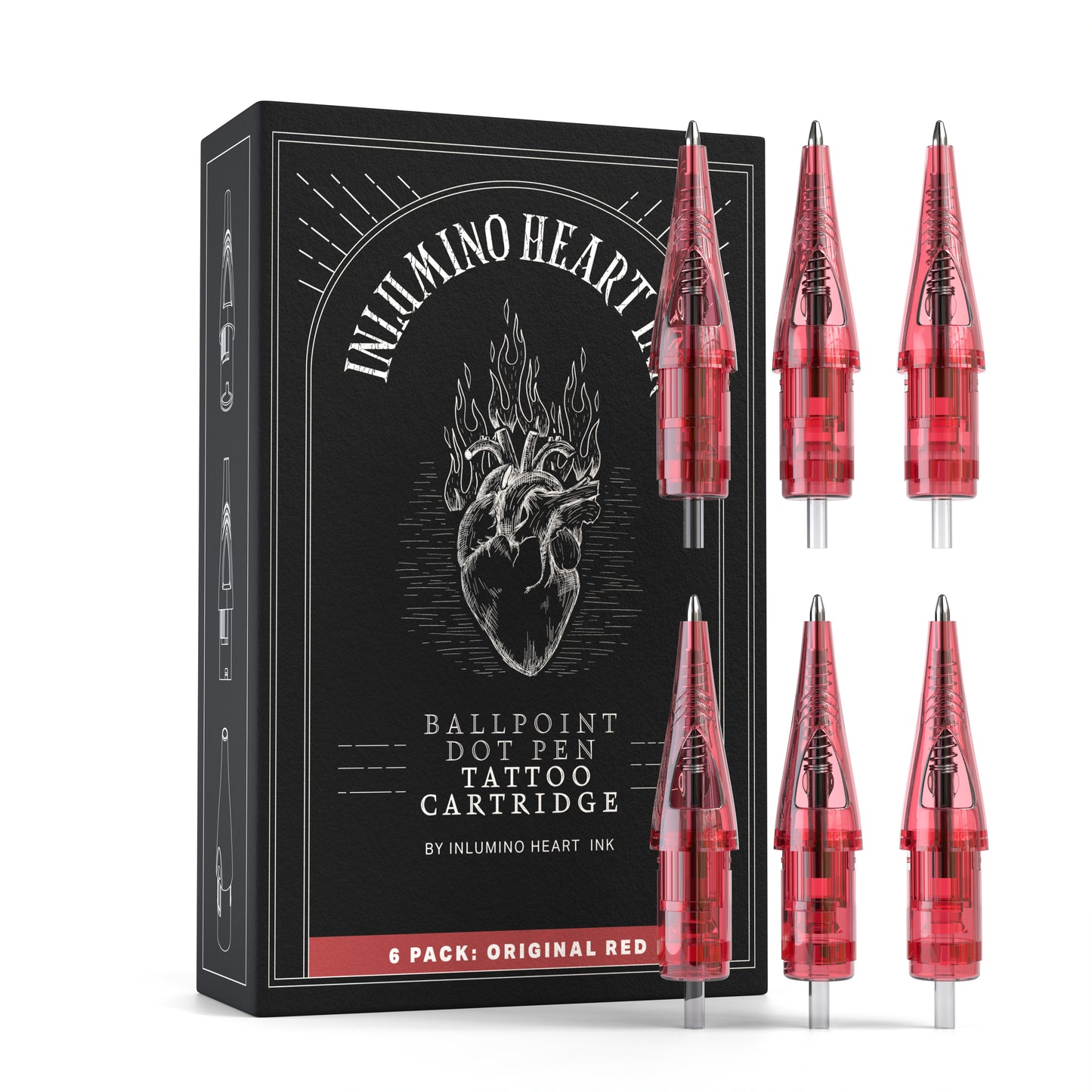 6 Ballpoint Pen Cartridges